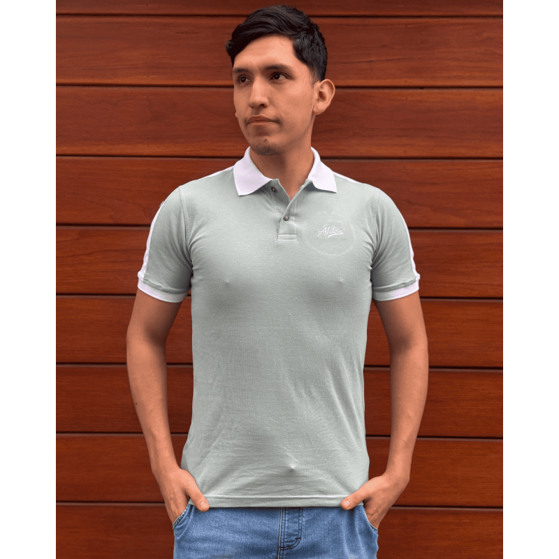 POLO MOD.008 - VERDE AGUA