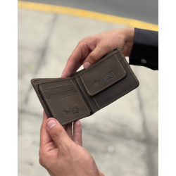 BILLETERA MOD.002 - VERDE PETRÓLEO
