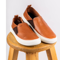 MOCASÍN MOD.031 - MARRÓN CLARO