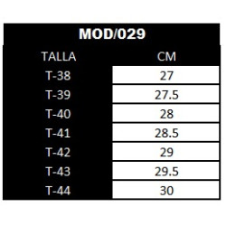 ZAPATILLA MOD.029 - NEGRO