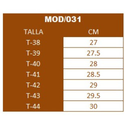 MOCASÍN MOD.031 - MARRÓN CLARO
