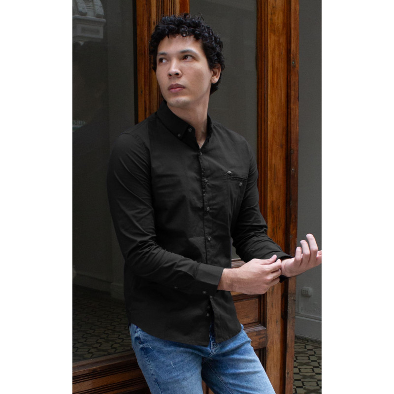 CAMISA MOD.004 - NEGRO