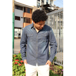 CAMISA MOD.002 - AZUL