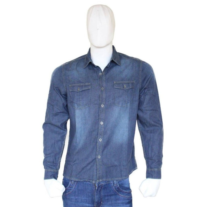 CAMISA MOD.001 - AZUL